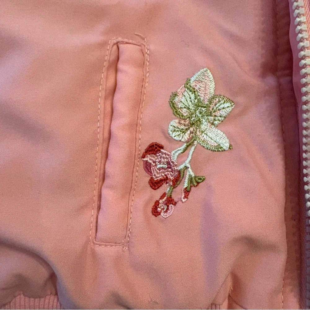Hudson Jeans Pink Kids Bomber Jacket
